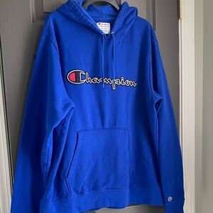 Champion Men's Royal Blue Hoodie
